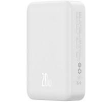 Портативний ЗП Power Bank Baseus EnerFill FM41 Mini Magnetic PD20W з БЗП 10000mAh (E0027T) Moon White