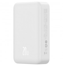 Портативний ЗП Power Bank Baseus EnerFill FM41 Mini Magnetic PD20W з БЗП 20000mAh (E0027U) Moon White