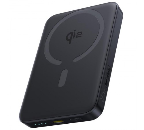 Портативний ЗП Power Bank Baseus EnerFill FM12 Qi2 Magnetic 22.5W з БЗП 10000mAh (E00285) Cosmic Black