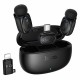 Петличний бездротовий мікрофон Hoco L19 Graceful dual-mic 2in1 (Lightning/Type-C) Black