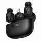 Петличний бездротовий мікрофон Hoco L19 Graceful dual-mic 2in1 (Lightning/Type-C) Black