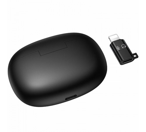 Петличний бездротовий мікрофон Hoco L19 Graceful dual-mic 2in1 (Lightning/Type-C) Black