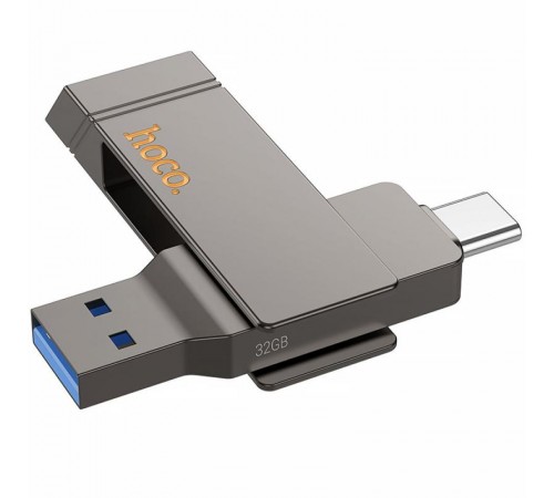 Флеш-накопичувач Hoco UD15 2in1 Type-C USB 3.2 - 32GB Silver