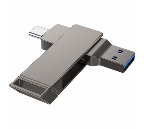 Флеш-накопичувач Hoco UD15 2in1 Type-C USB 3.2 - 32GB Silver