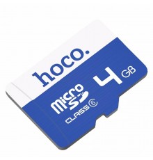 Карта пам'яті Hoco microSDHC 4GB Card Class 6 Blue