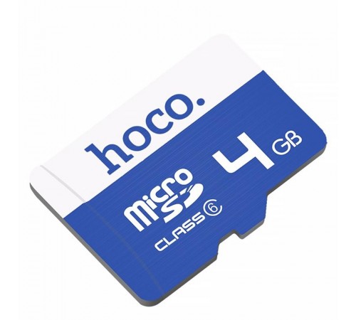 Карта пам'яті Hoco microSDHC 4GB Card Class 6 Blue
