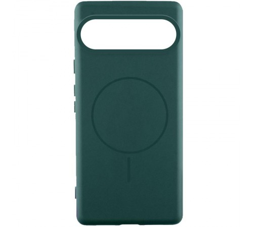 Чохол Silicone Cover Lakshmi (AA) with MagFit для Google Pixel 10 Pro XL Зелений / Dark green