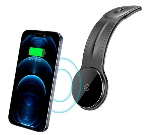 Автотримач з БЗП Acefast D21 Magnetic Wireless Charging 15W Black