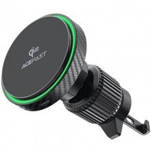 Автотримач з БЗП Acefast D33 Qi2 Magnetic Wireless Charging 15W Black