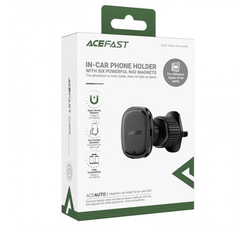 Автотримач Acefast D34 Black