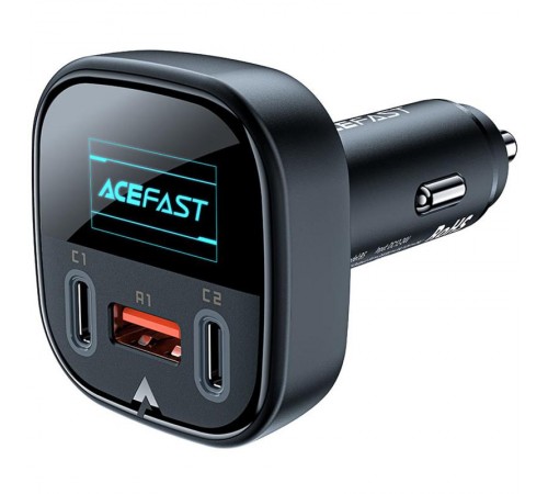 АЗП Acefast B5 PD36W+QC4.0 total 101W (1USB-A/2C) Black