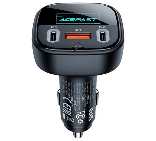 АЗП Acefast B5 PD36W+QC4.0 total 101W (1USB-A/2C) Black
