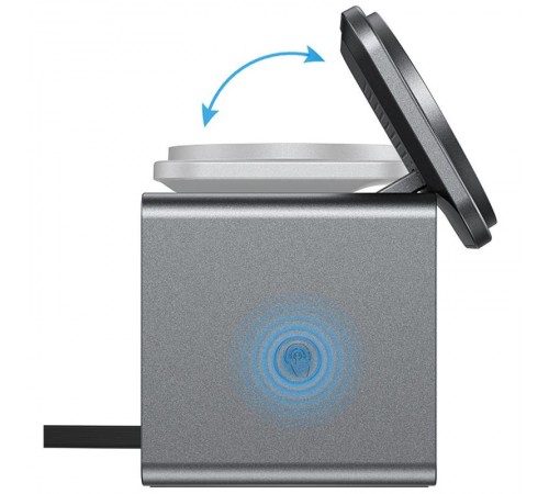 БЗП Acefast E34 desktop 3in1 15W Gray