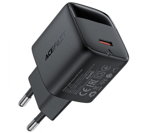 МЗП Acefast A113 PD20W GaN (1USB-C) Black