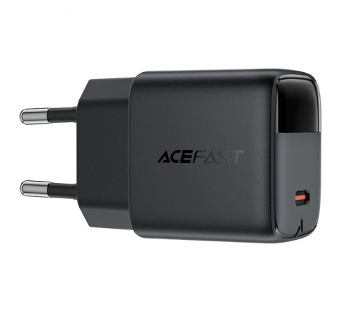 МЗП Acefast A113 PD20W GaN (1USB-C) + кабель Type-C to Type-C Black