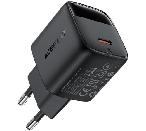 МЗП Acefast A115 PD30W GaN (1USB-C) Black