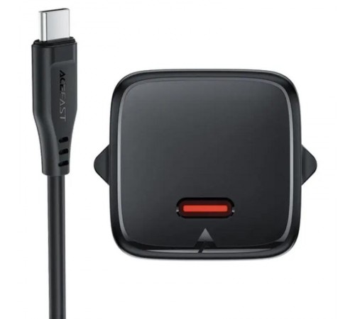 МЗП Acefast A118 PD30W GaN (1USB-C) + кабель Type-C to Lightning Black