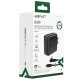 МЗП Acefast A37 PD100W+QC3.0 GaN (1USB-A/3C) + кабель Type-C to Type-C 2m Black