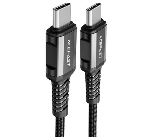 Дата кабель Acefast C1-03 Type-C to Type-C 60W (1.2m) Black