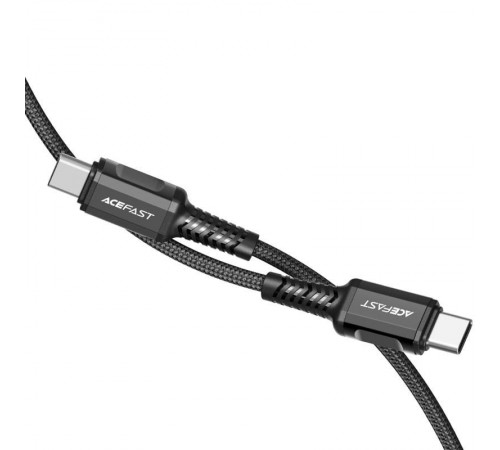 Дата кабель Acefast C1-03 Type-C to Type-C 60W (1.2m) Black