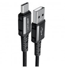 Дата кабель Acefast C1-04 USB to Type-C 3A (1.2m) Black