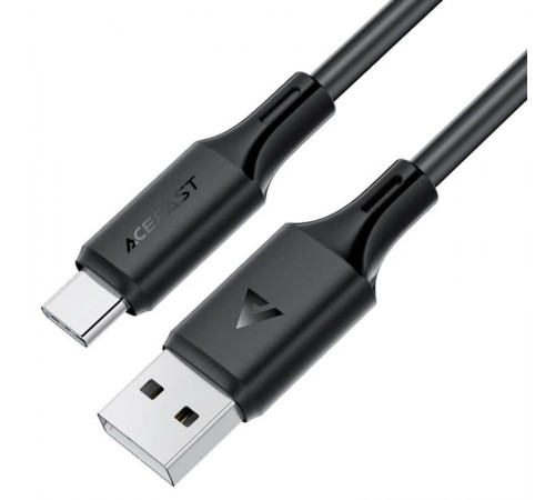 Дата кабель Acefast C17-04 USB to Type-C 3A (1.2m) Black