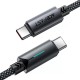 Дата кабель Acefast C19-03 Type-C to Type-C 60W (1.2m) Black