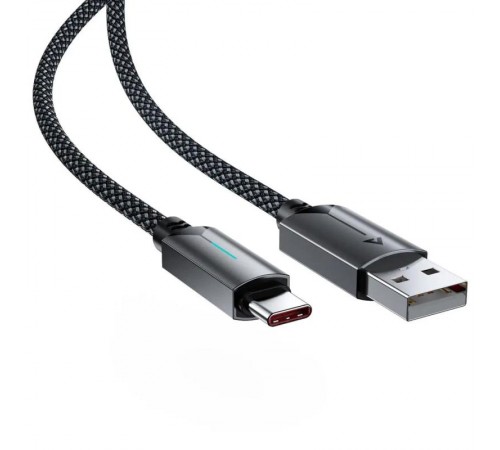 Дата кабель Acefast C19-04 USB to Type-C 3A (1.2m) Black