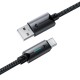 Дата кабель Acefast C19-04 USB to Type-C 3A (1.2m) Black