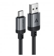 Дата кабель Acefast C20-04 USB to Type-C 3A (1.2m) Black