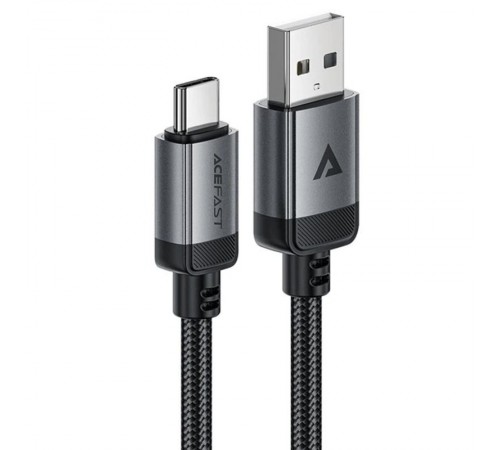 Дата кабель Acefast C20-04 USB to Type-C 3A (1.2m) Black