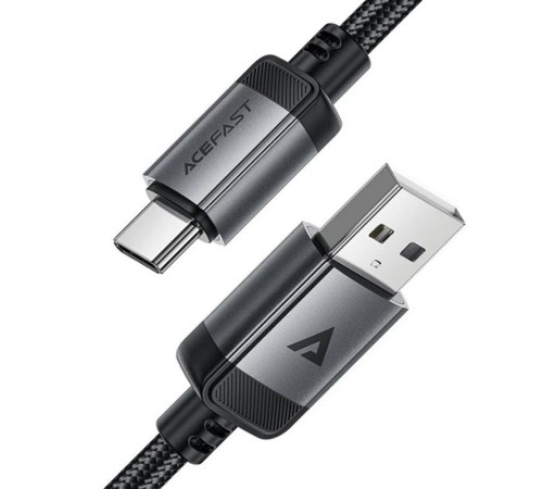 Дата кабель Acefast C20-04 USB to Type-C 3A (1.2m) Black