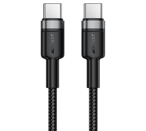 Дата кабель Acefast C22-03 Type-C to Type-C 60W (1.2m) Black