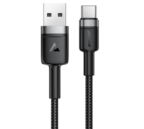Дата кабель Acefast C22-04 USB to Type-C 60W (1.2m) Black