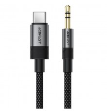 Аудіо кабель Aux Acefast J11 (Type-C to AUX 3.5mm plug) (1m) Black