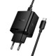 МЗП Hoco N75 Grande 65W QC+PD (1USB-A/2C) + кабель Type-C to Type-C Black