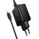 МЗП Hoco N75 Grande 65W QC+PD (1USB-A/2C) + кабель Type-C to Type-C Black