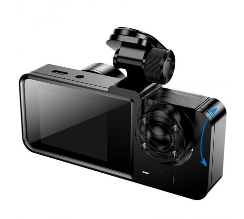 Відеореєстратор Hoco DI63 2-inch display with rear camera (480+480P) Black
