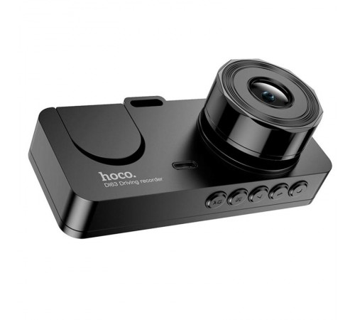 Відеореєстратор Hoco DI63 2-inch display with rear camera (480+480P) Black