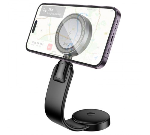 Автотримач з БЗП Hoco HW29 Magnetic Wireless Charging 15W Black