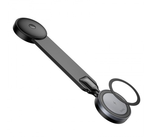 Автотримач з БЗП Hoco HW29 Magnetic Wireless Charging 15W Black