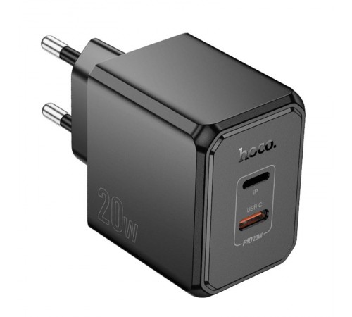 МЗП Hoco CS16A Wish PD20W (1USB-C/1L) Black
