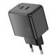 МЗП Hoco CS16A Wish PD20W (1USB-C/1L) Black