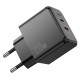 МЗП Hoco CS16A Wish PD20W (1USB-C/1L) Black