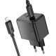 МЗП Hoco CS16A Wish PD20W (1USB-C/1L) + кабель Type-C to Lightning Black