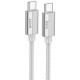 Дата кабель Hoco U134 Primero Type-C to Type-C 240W (1.8m) Gray