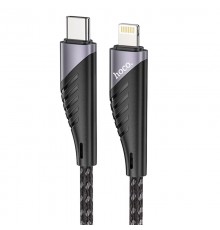 Дата кабель Hoco U95 Freeway 4in1 USB/Type-C to Type-C/Lightning 60W (1.2m) Black