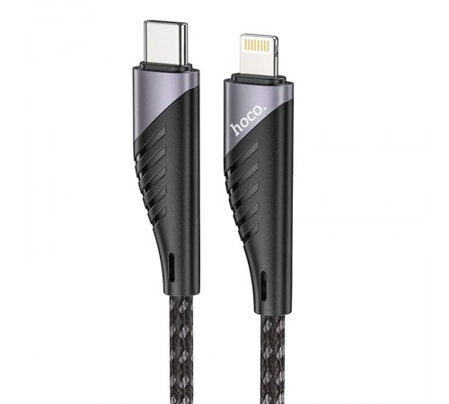 Дата кабель Hoco U95 Freeway 4in1 USB/Type-C to Type-C/Lightning 60W (1.2m) Black