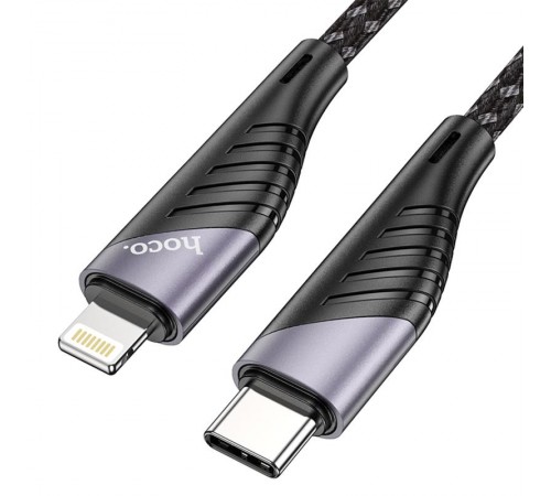 Дата кабель Hoco U95 Freeway 4in1 USB/Type-C to Type-C/Lightning 60W (1.2m) Black