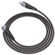 Дата кабель Hoco U95 Freeway 4in1 USB/Type-C to Type-C/Lightning 60W (1.2m) Black